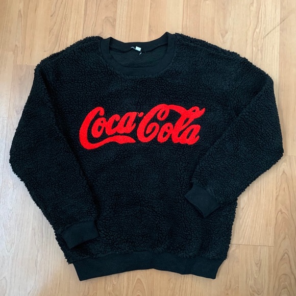 Coca Cola Sweaters - Coca Cola Sherpa Sweater